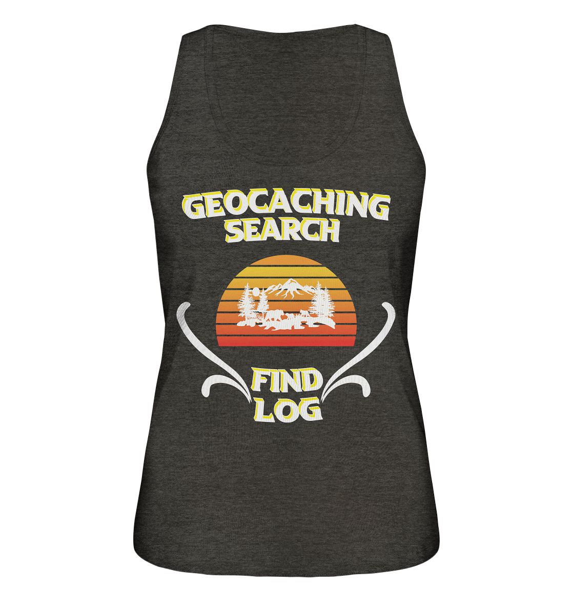 Geocaching, Suchen, Finden und Log, Geocache - Ladies Organic Tank-Top