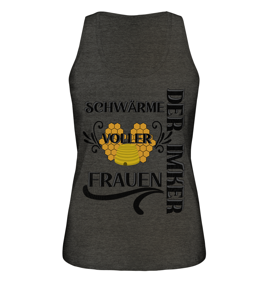 Der Imker, schwärme voller Frauen, Imkerei, Helden, schwarzes Design - Ladies Organic Tank-Top
