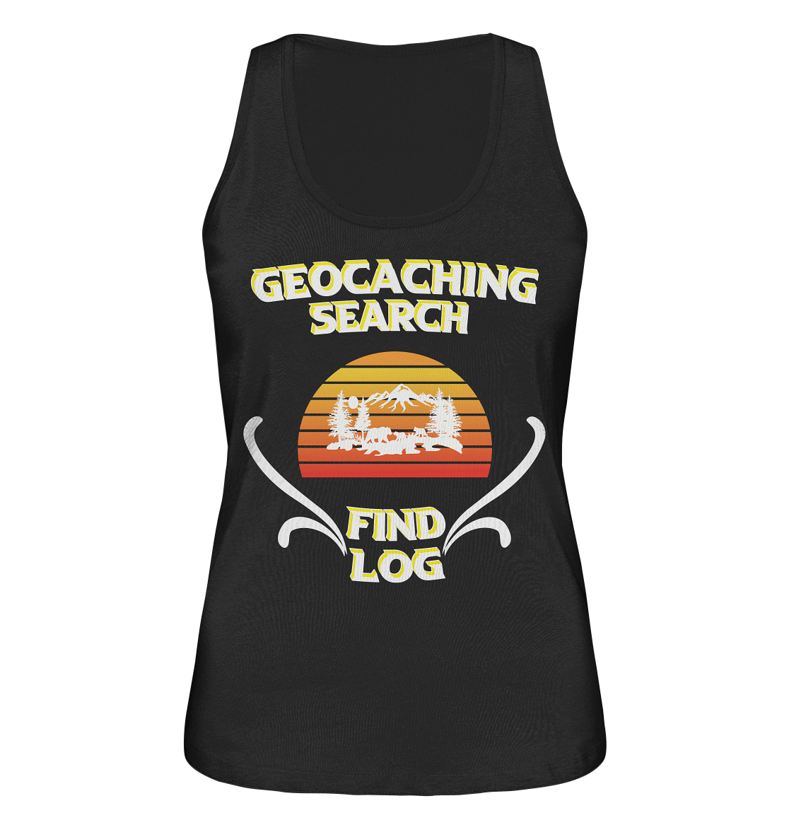 Geocaching, Suchen, Finden und Log, Geocache - Ladies Organic Tank-Top