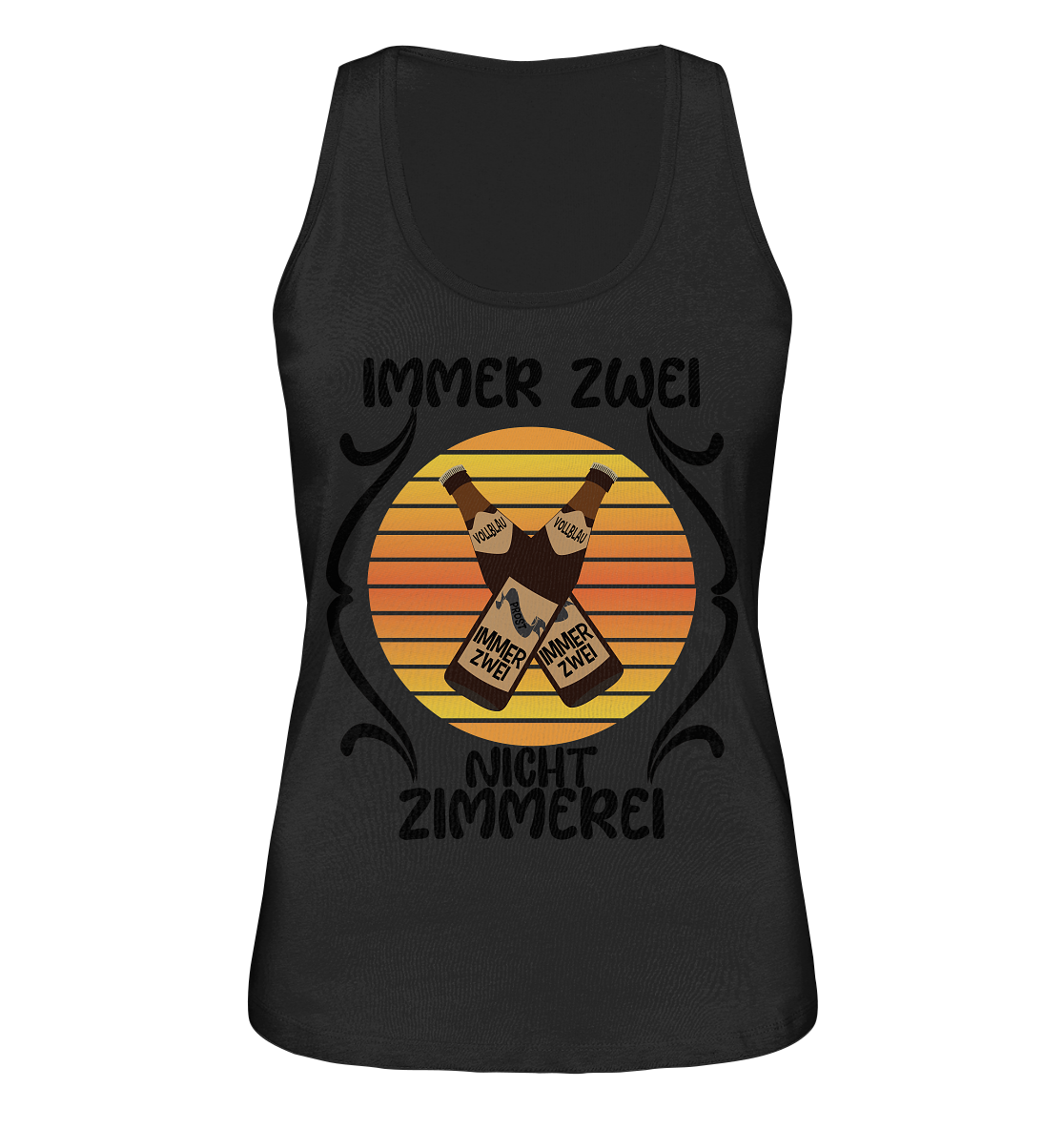 Immer Zwei, Nicht Zimmerei, witziges für den Alltag - Ladies Organic Tank-Top