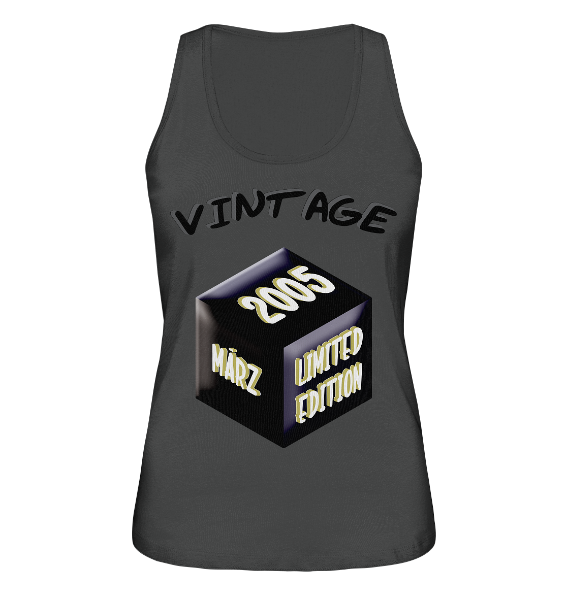 Vintage 2005 MÄRZ Limited Edition, Geschenk zum 18 - Ladies Organic Tank-Top