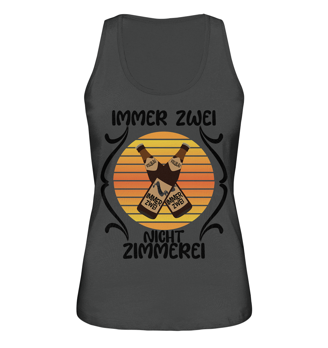 Immer Zwei, Nicht Zimmerei, witziges für den Alltag - Ladies Organic Tank-Top