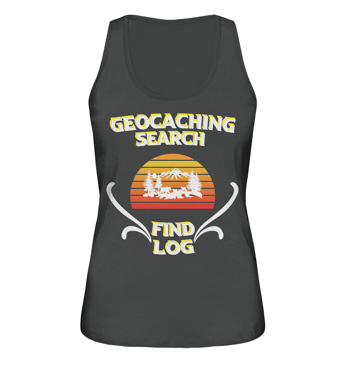Geocaching, Suchen, Finden und Log, Geocache - Ladies Organic Tank-Top