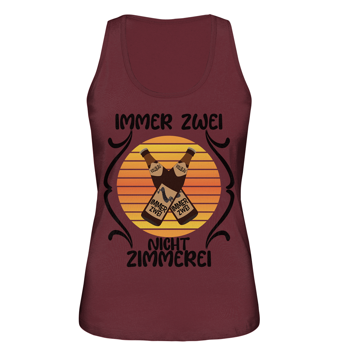 Immer Zwei, Nicht Zimmerei, witziges für den Alltag - Ladies Organic Tank-Top
