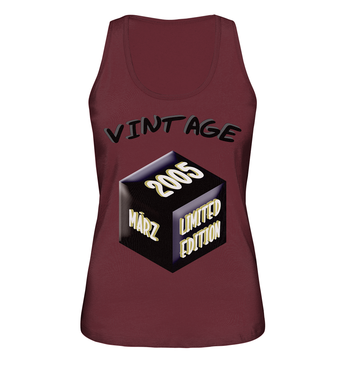 Vintage 2005 MÄRZ Limited Edition, Geschenk zum 18 - Ladies Organic Tank-Top
