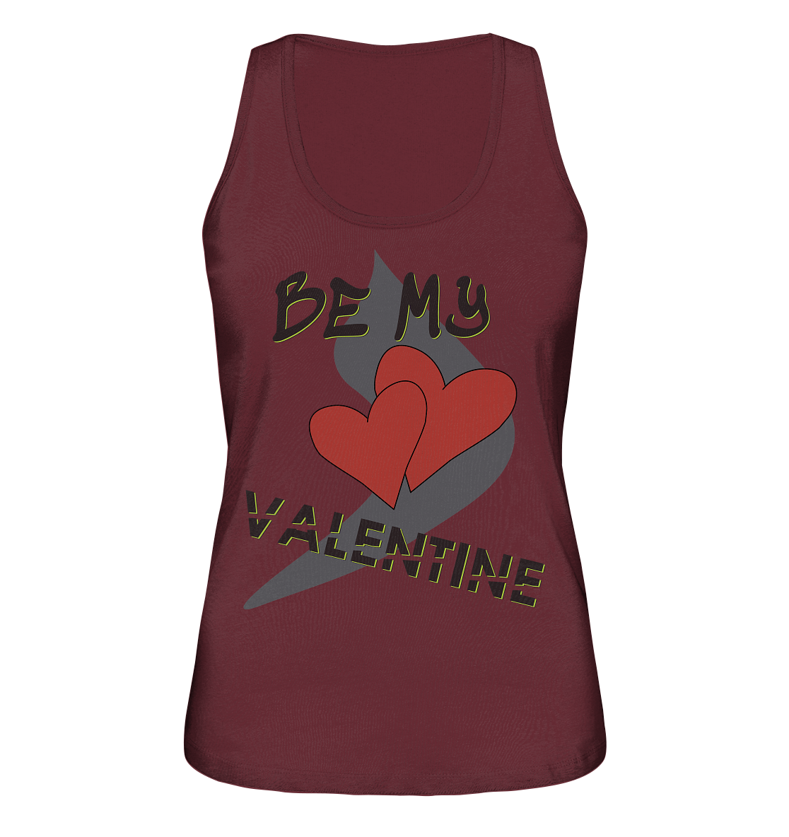 Be my Valentine, Valentinstag, 14. Februar - Ladies Organic Tank-Top