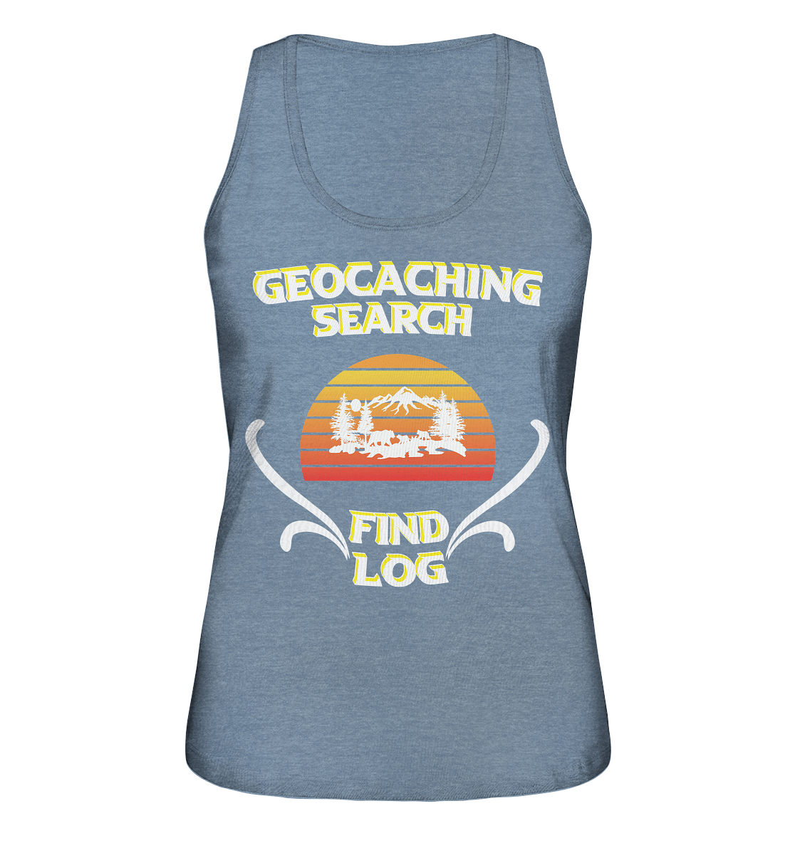 Geocaching, Suchen, Finden und Log, Geocache - Ladies Organic Tank-Top