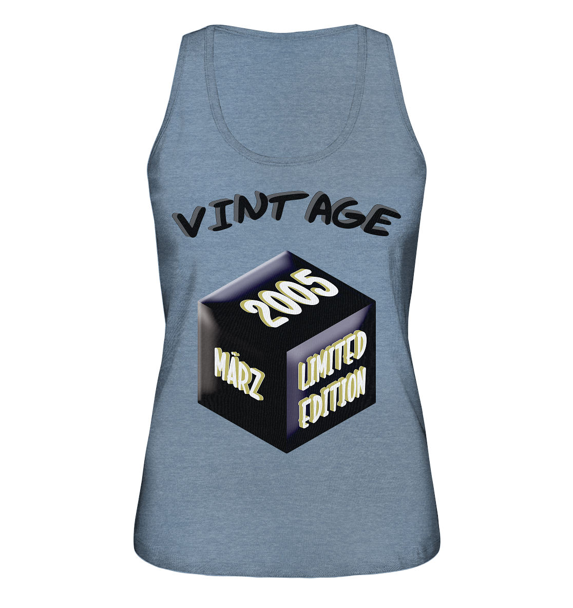 Vintage 2005 MÄRZ Limited Edition, Geschenk zum 18 - Ladies Organic Tank-Top