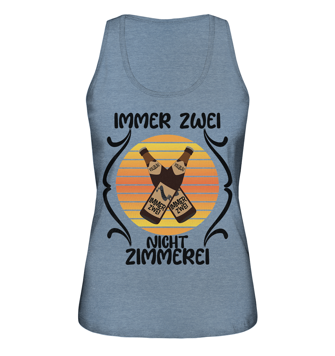 Immer Zwei, Nicht Zimmerei, witziges für den Alltag - Ladies Organic Tank-Top