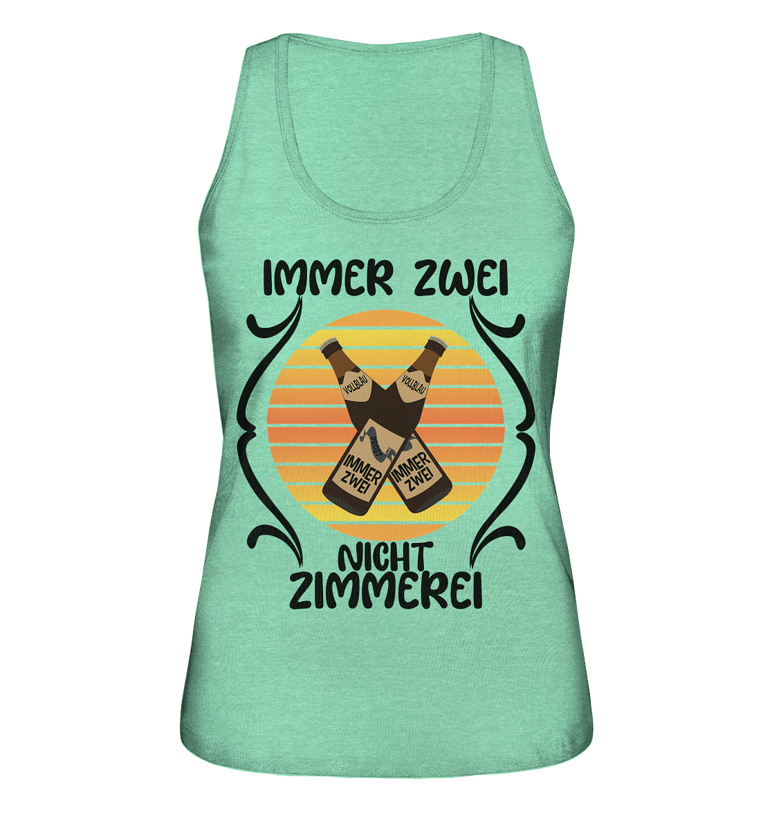 Immer Zwei, Nicht Zimmerei, witziges für den Alltag - Ladies Organic Tank-Top
