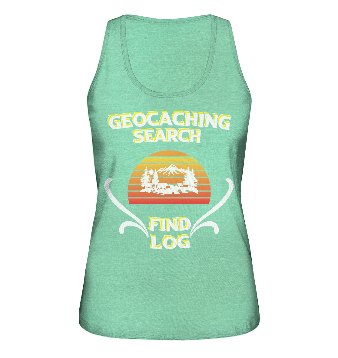 Geocaching, Suchen, Finden und Log, Geocache - Ladies Organic Tank-Top