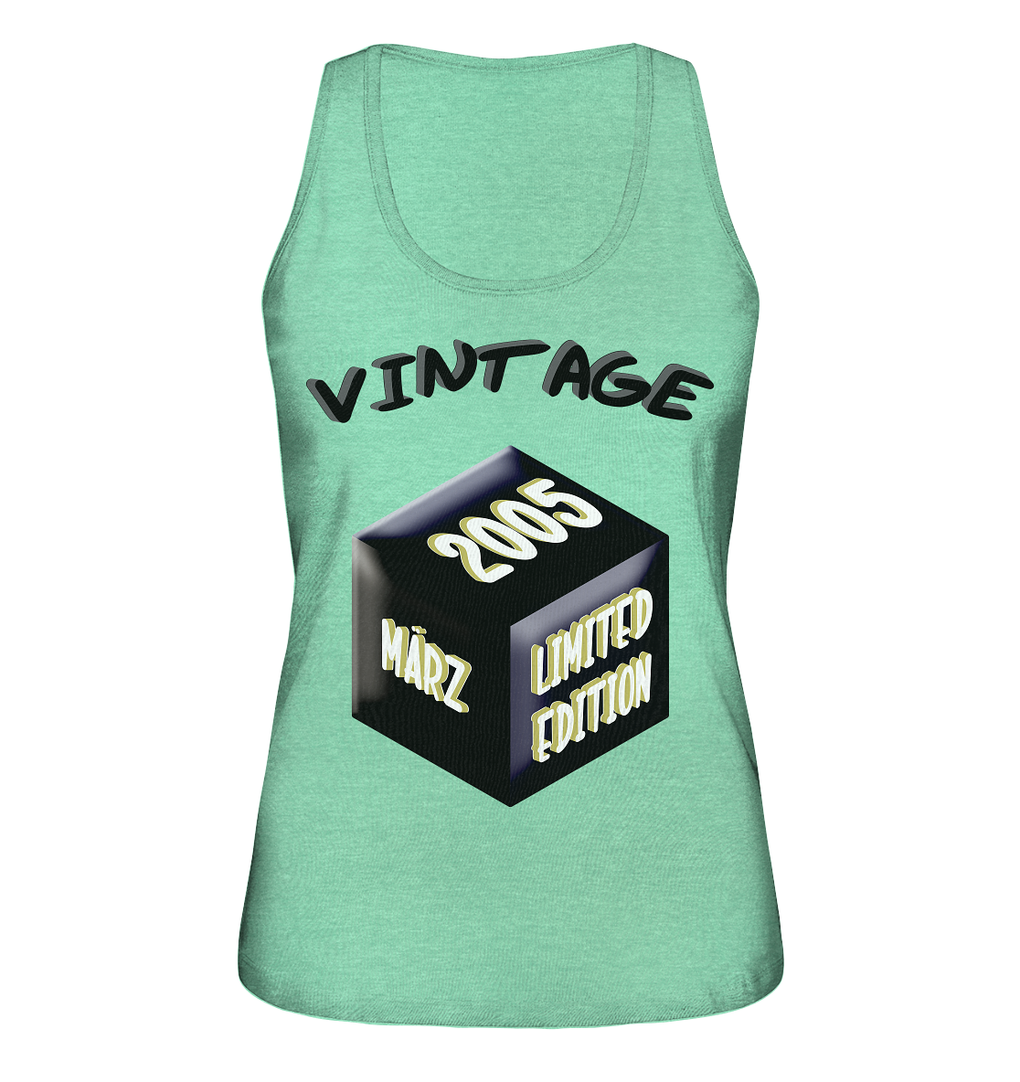 Vintage 2005 MÄRZ Limited Edition, Geschenk zum 18 - Ladies Organic Tank-Top
