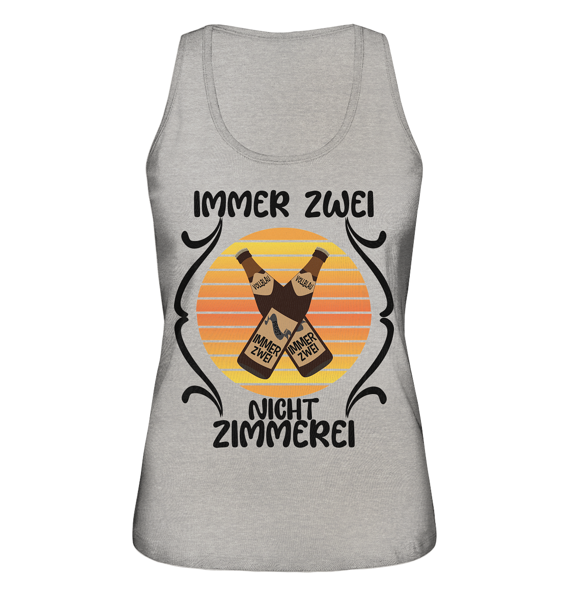 Immer Zwei, Nicht Zimmerei, witziges für den Alltag - Ladies Organic Tank-Top