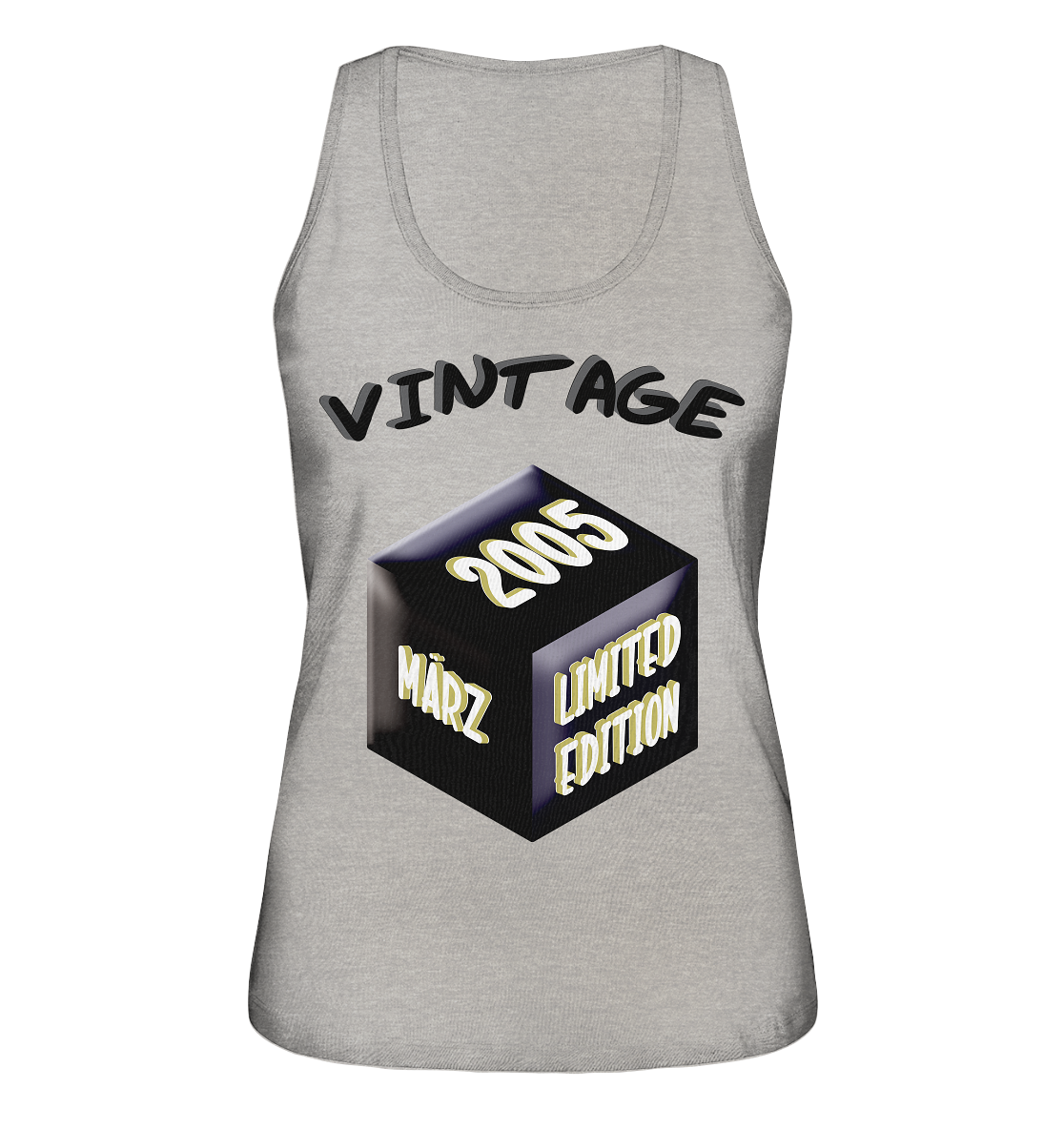 Vintage 2005 MÄRZ Limited Edition, Geschenk zum 18 - Ladies Organic Tank-Top