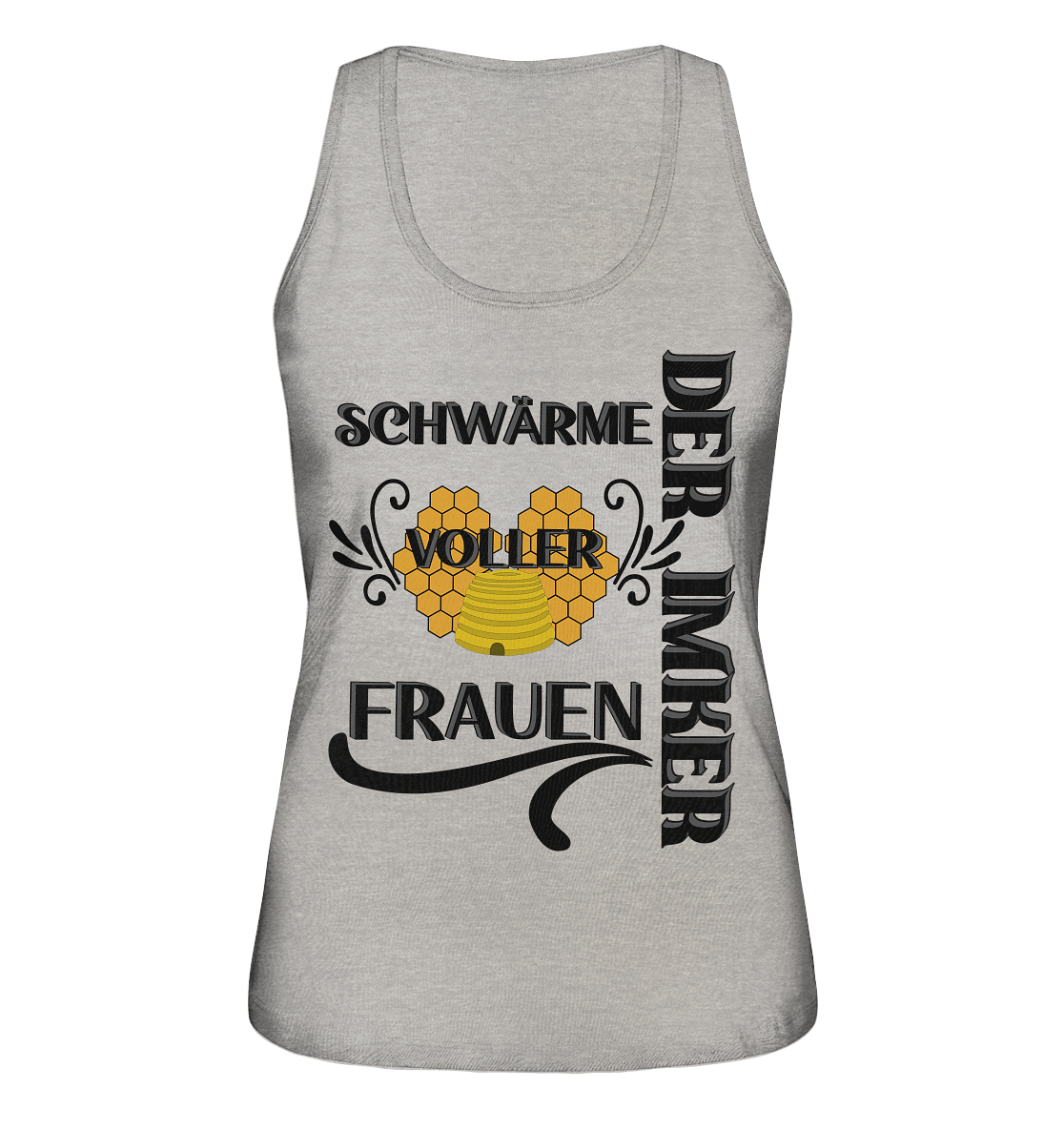 Der Imker, schwärme voller Frauen, Imkerei, Helden, schwarzes Design - Ladies Organic Tank-Top