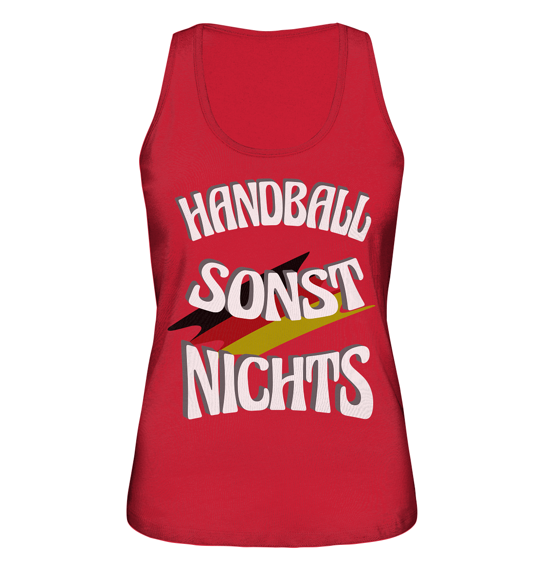 Handball sonst Nichts, mit Leib und Seele Fan, Handballfans - Ladies Organic Tank-Top