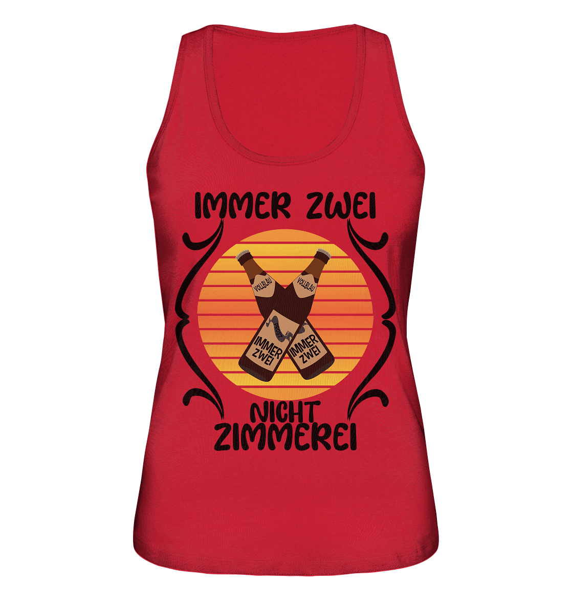 Immer Zwei, Nicht Zimmerei, witziges für den Alltag - Ladies Organic Tank-Top