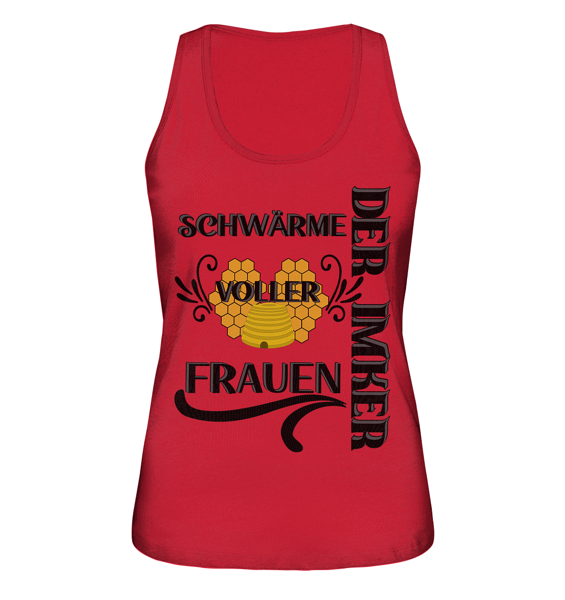 Der Imker, schwärme voller Frauen, Imkerei, Helden, schwarzes Design - Ladies Organic Tank-Top