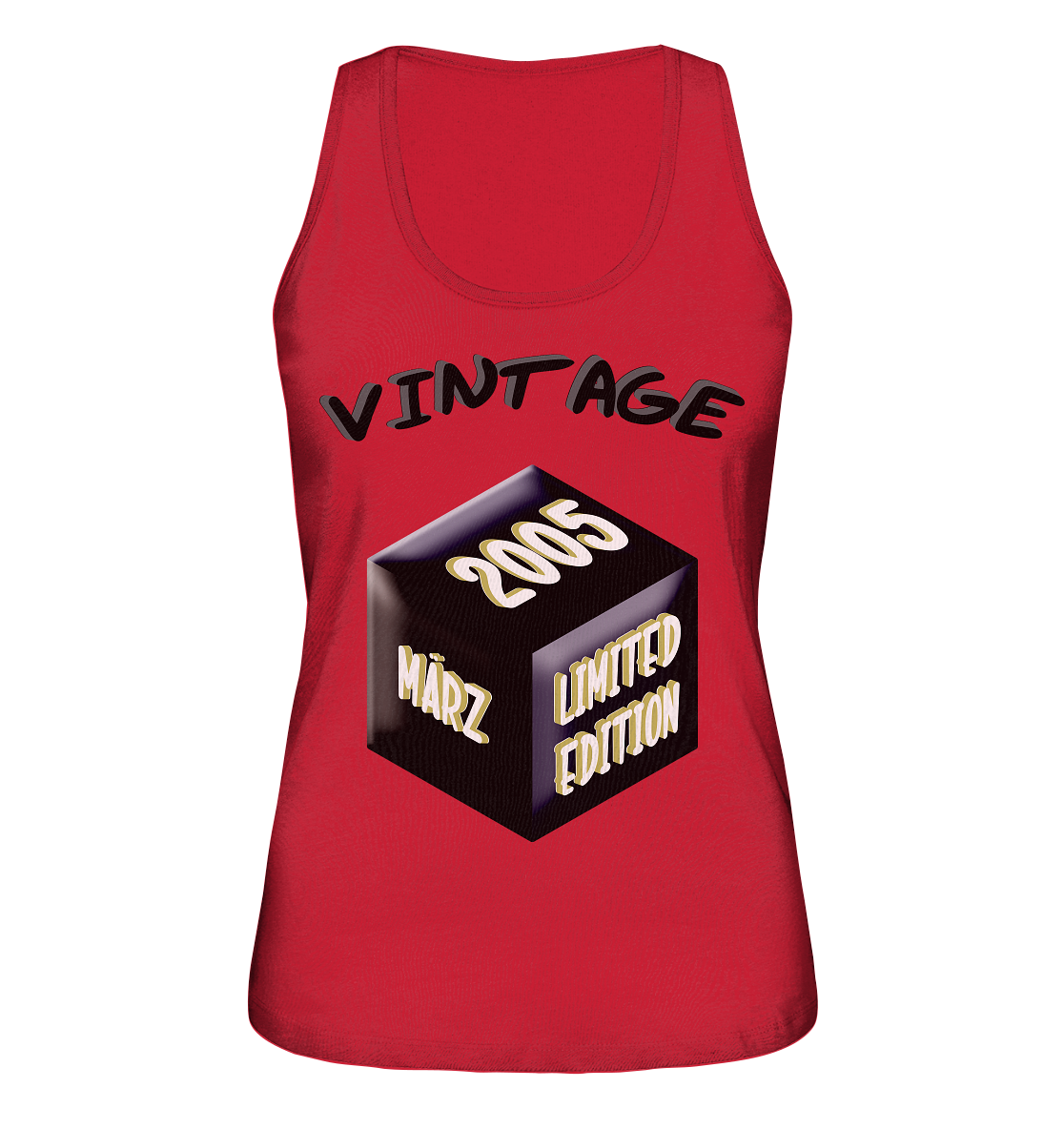 Vintage 2005 MÄRZ Limited Edition, Geschenk zum 18 - Ladies Organic Tank-Top