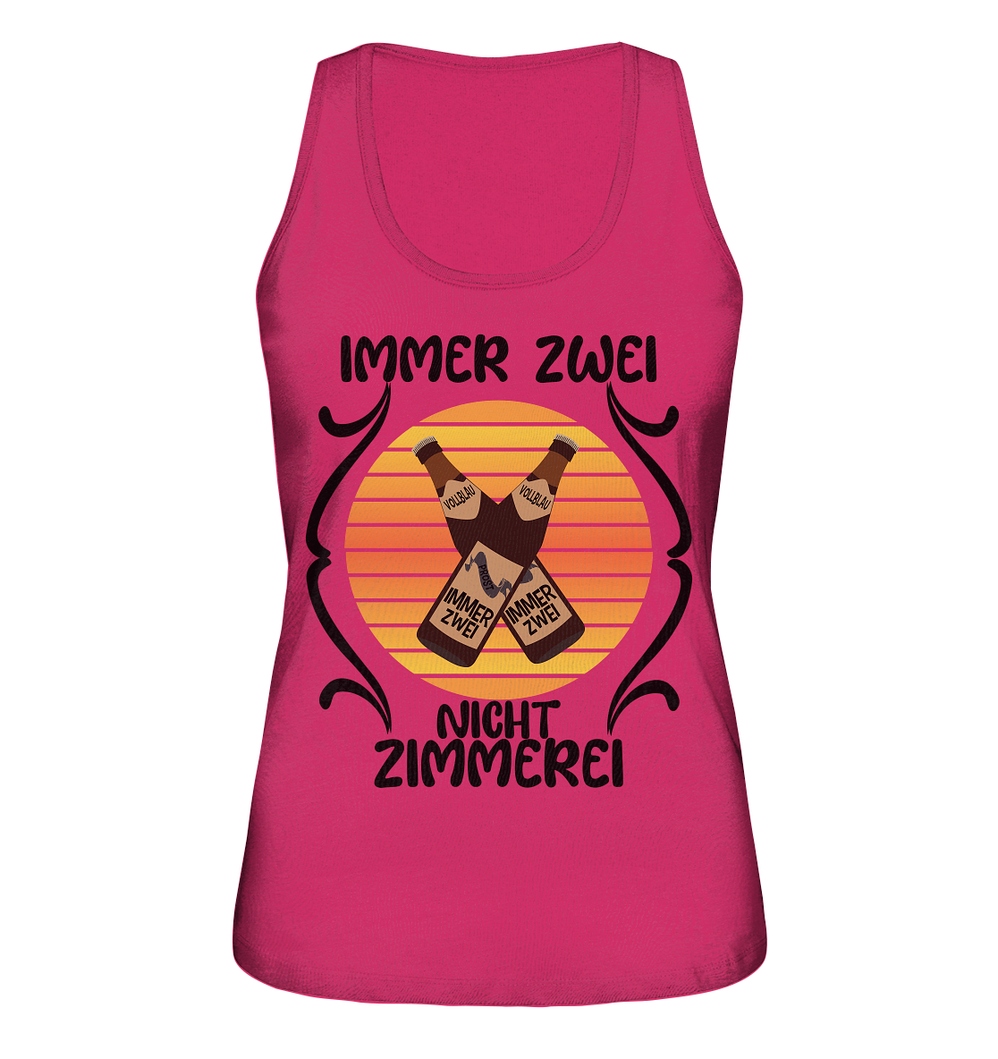 Immer Zwei, Nicht Zimmerei, witziges für den Alltag - Ladies Organic Tank-Top