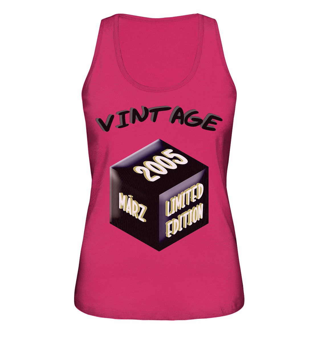 Vintage 2005 MÄRZ Limited Edition, Geschenk zum 18 - Ladies Organic Tank-Top