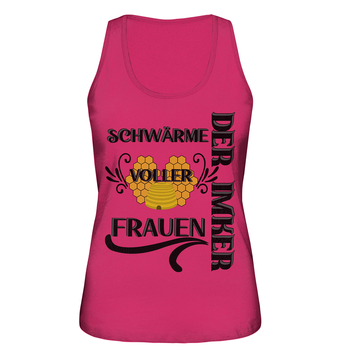 Der Imker, schwärme voller Frauen, Imkerei, Helden, schwarzes Design - Ladies Organic Tank-Top