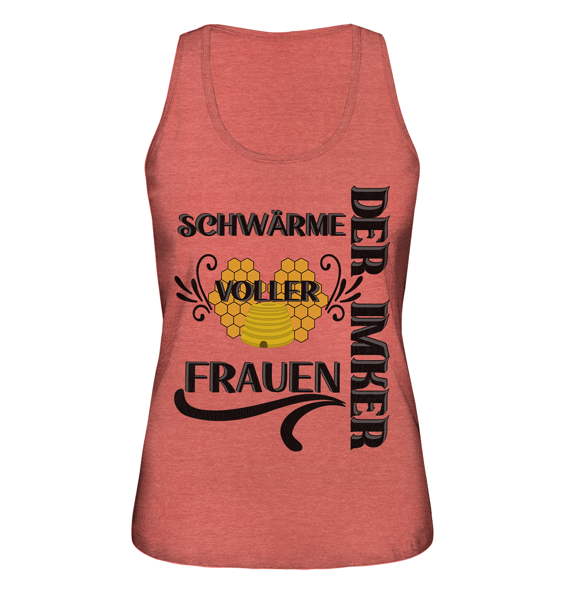 Der Imker, schwärme voller Frauen, Imkerei, Helden, schwarzes Design - Ladies Organic Tank-Top
