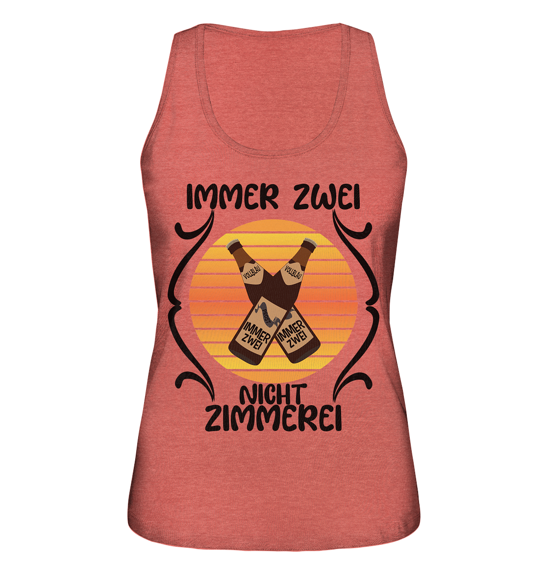 Immer Zwei, Nicht Zimmerei, witziges für den Alltag - Ladies Organic Tank-Top