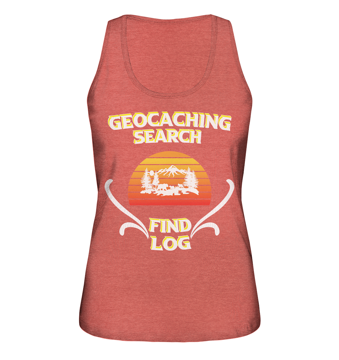 Geocaching, Suchen, Finden und Log, Geocache - Ladies Organic Tank-Top