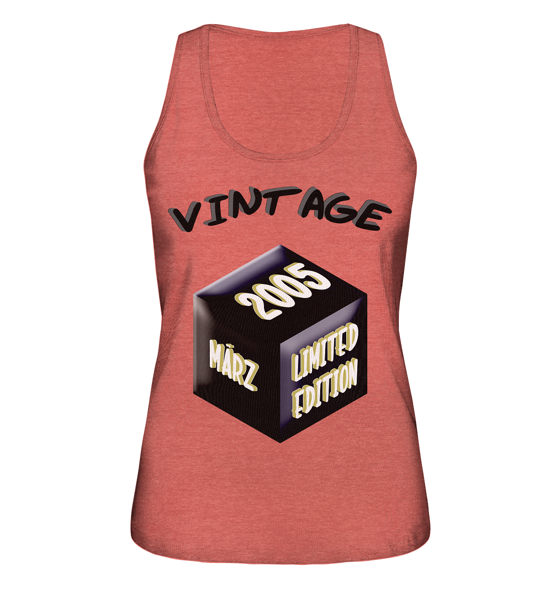 Vintage 2005 MÄRZ Limited Edition, Geschenk zum 18 - Ladies Organic Tank-Top