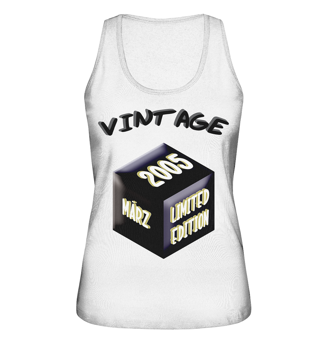 Vintage 2005 MÄRZ Limited Edition, Geschenk zum 18 - Ladies Organic Tank-Top