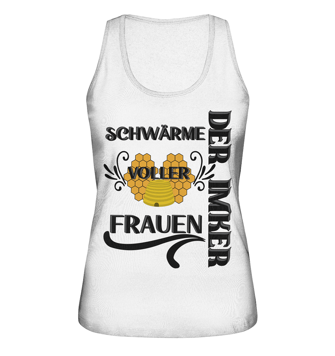 Der Imker, schwärme voller Frauen, Imkerei, Helden, schwarzes Design - Ladies Organic Tank-Top