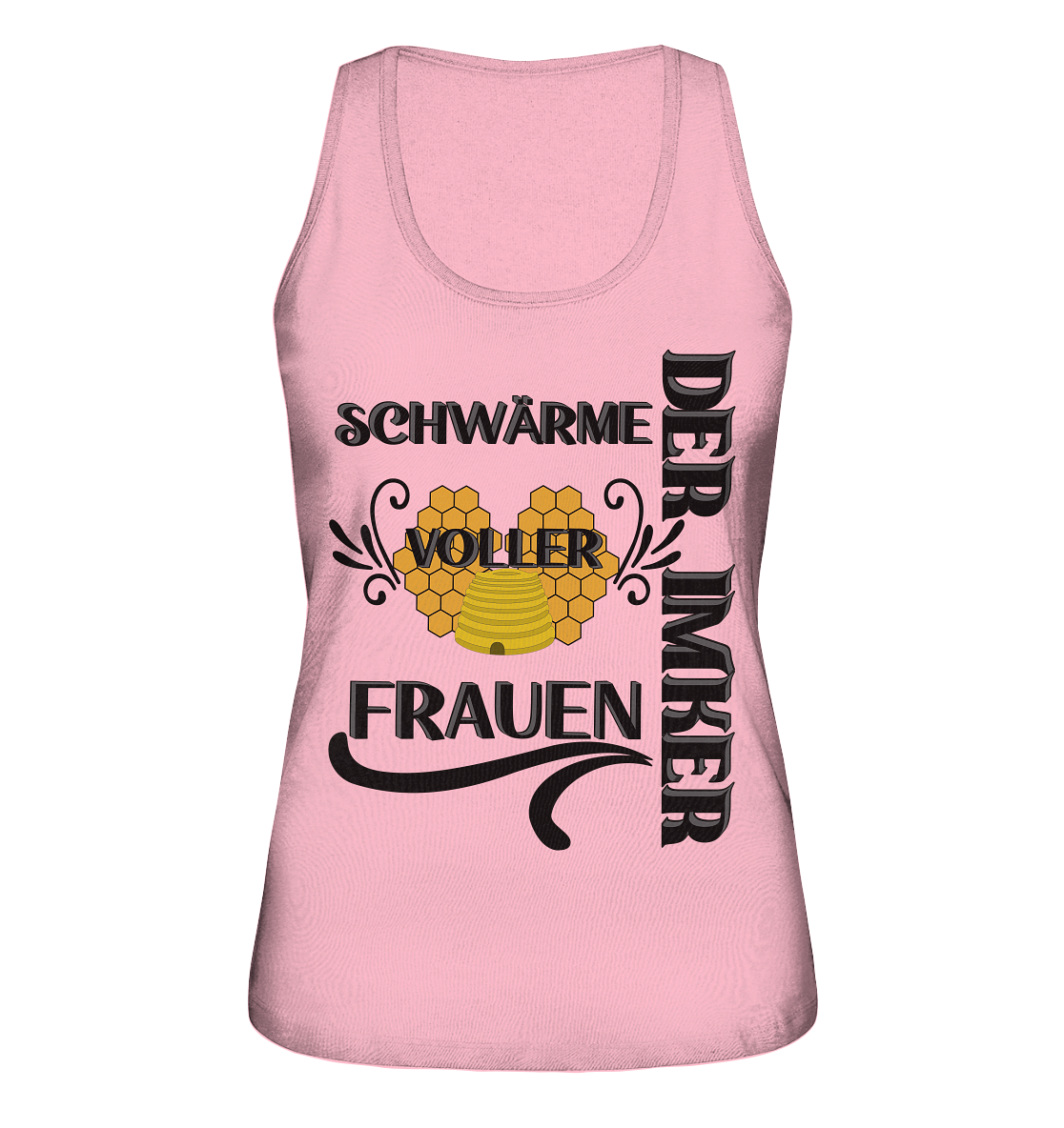 Der Imker, schwärme voller Frauen, Imkerei, Helden, schwarzes Design - Ladies Organic Tank-Top