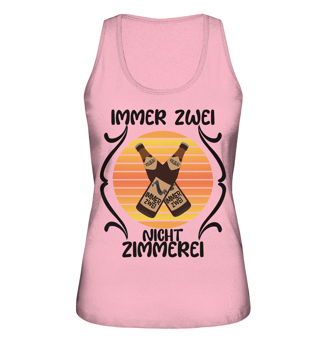 Immer Zwei, Nicht Zimmerei, witziges für den Alltag - Ladies Organic Tank-Top