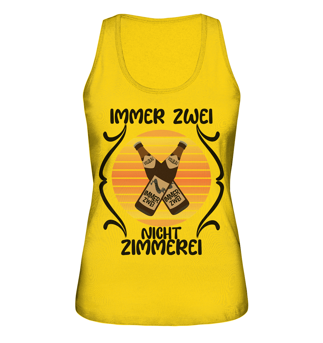 Immer Zwei, Nicht Zimmerei, witziges für den Alltag - Ladies Organic Tank-Top