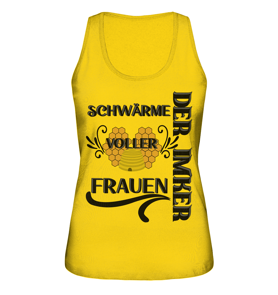 Der Imker, schwärme voller Frauen, Imkerei, Helden, schwarzes Design - Ladies Organic Tank-Top