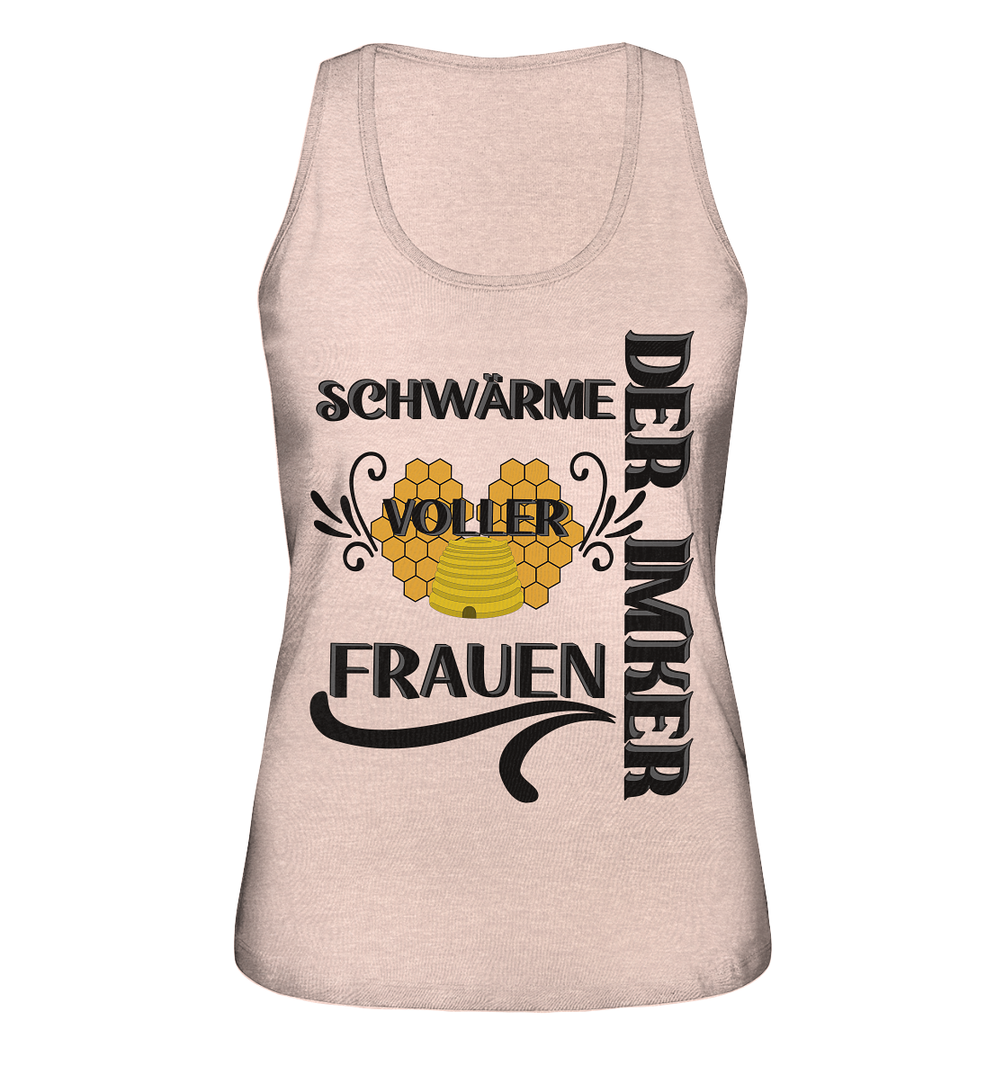Der Imker, schwärme voller Frauen, Imkerei, Helden, schwarzes Design - Ladies Organic Tank-Top
