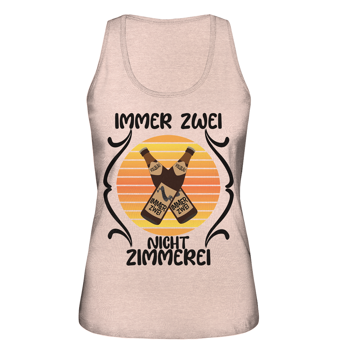 Immer Zwei, Nicht Zimmerei, witziges für den Alltag - Ladies Organic Tank-Top