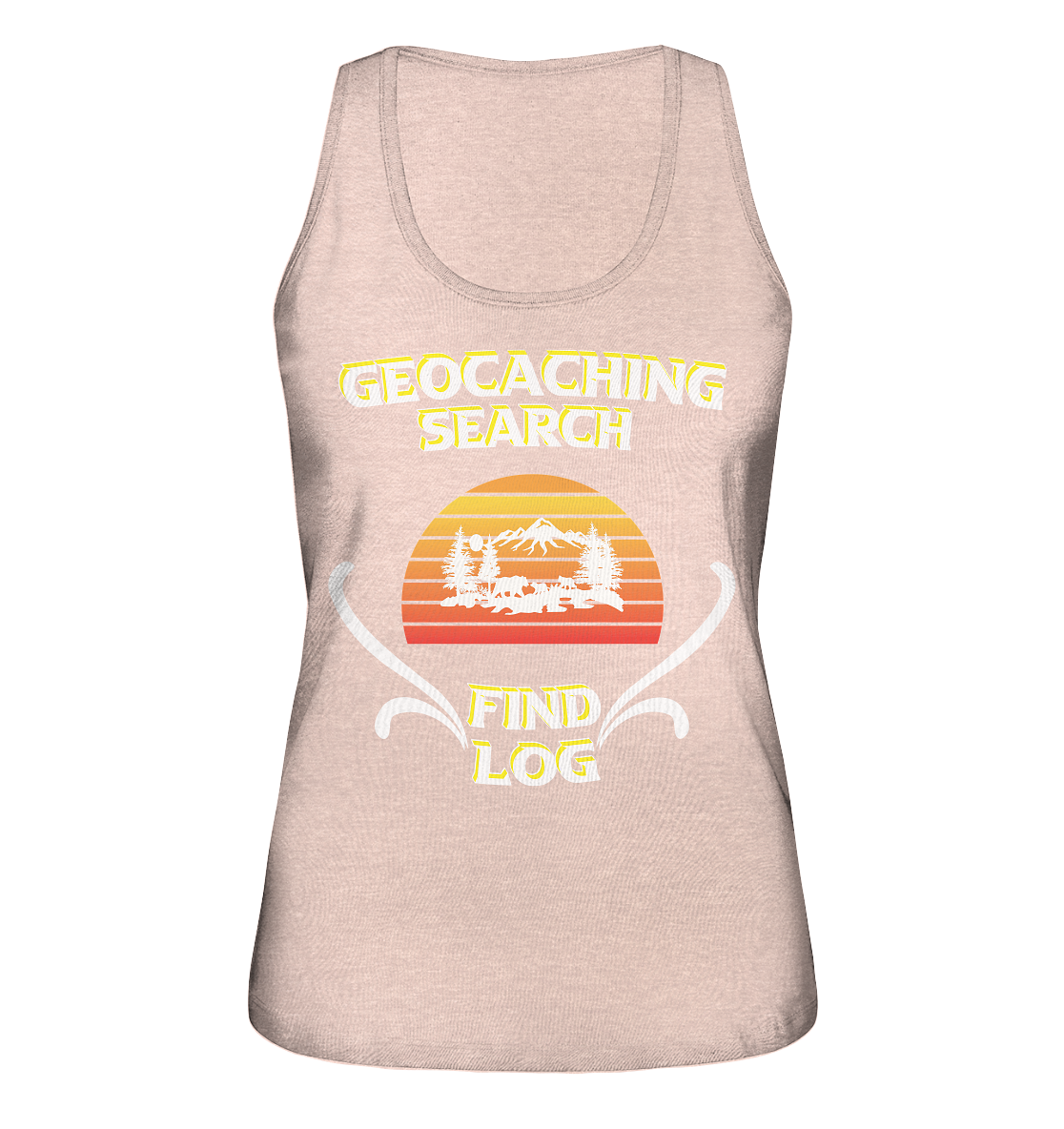 Geocaching, Suchen, Finden und Log, Geocache - Ladies Organic Tank-Top