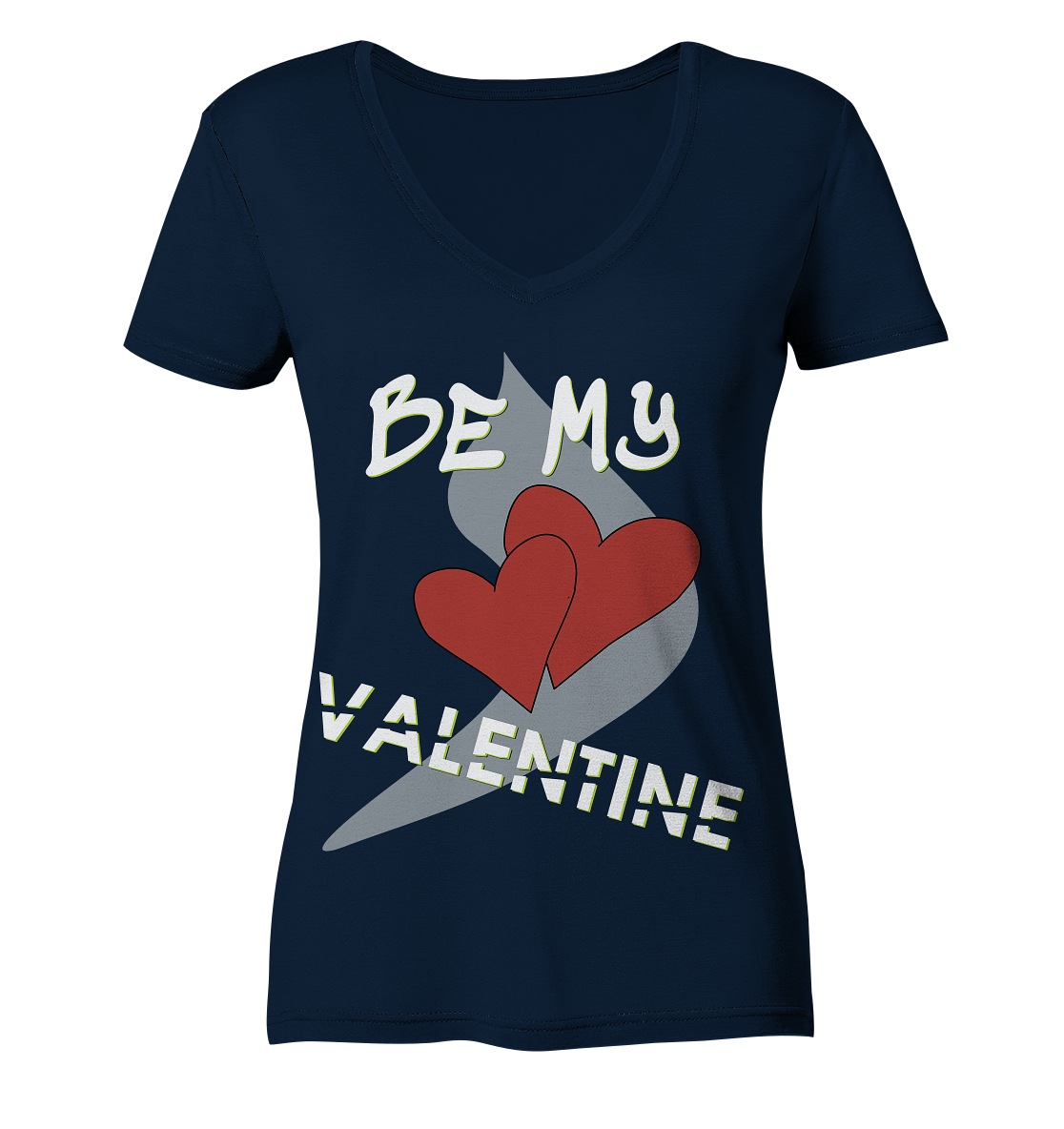 Valentinstag 14. Februar - Damen Organic V-Neck Shirt