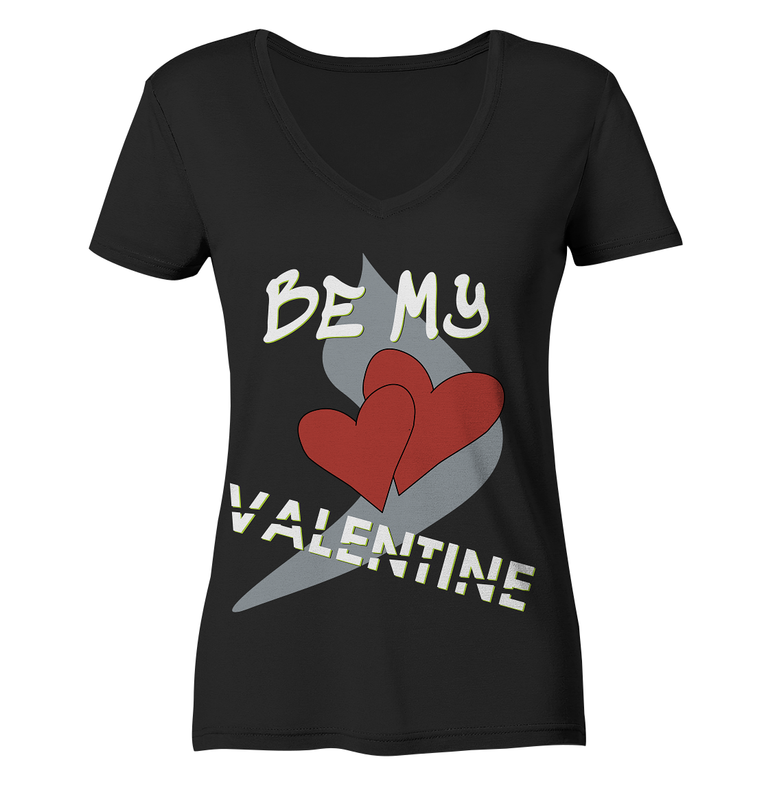 Valentinstag 14. Februar - Damen Organic V-Neck Shirt