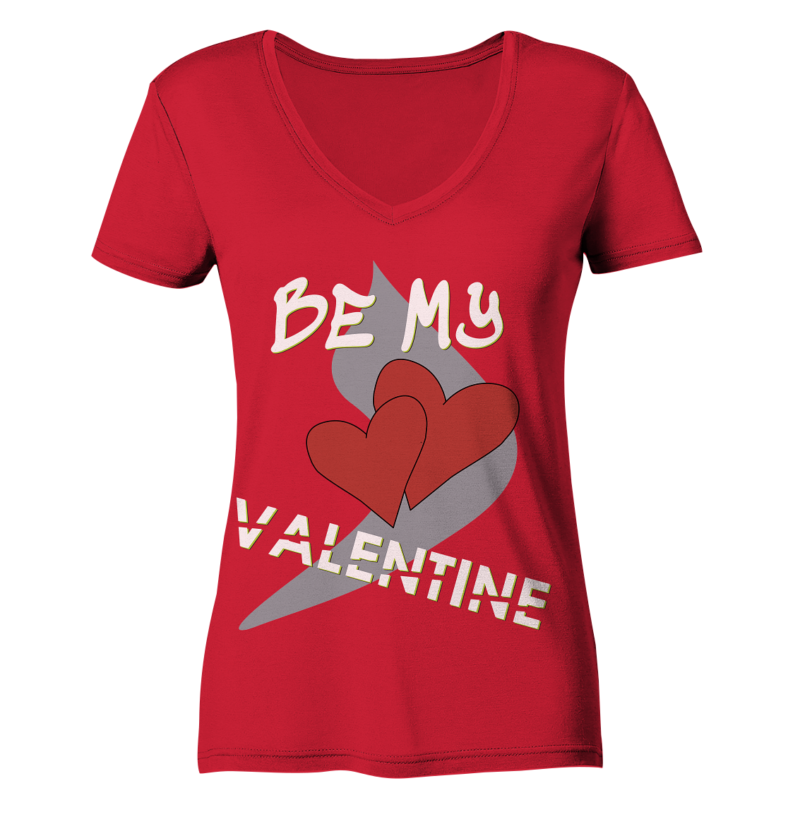 Valentinstag 14. Februar - Damen Organic V-Neck Shirt