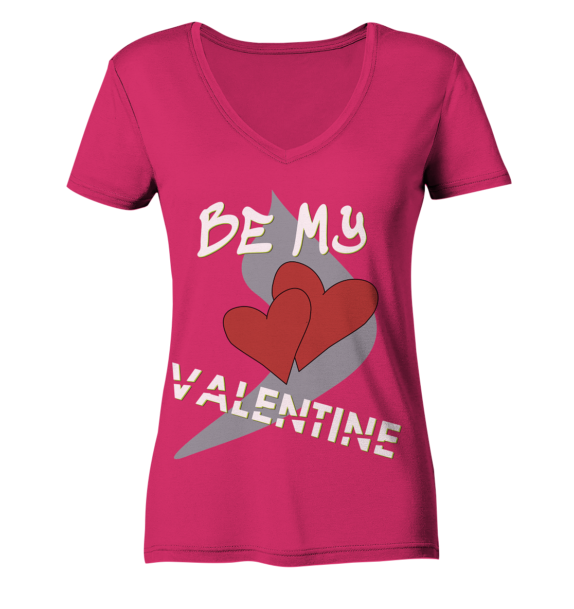 Valentinstag 14. Februar - Damen Organic V-Neck Shirt