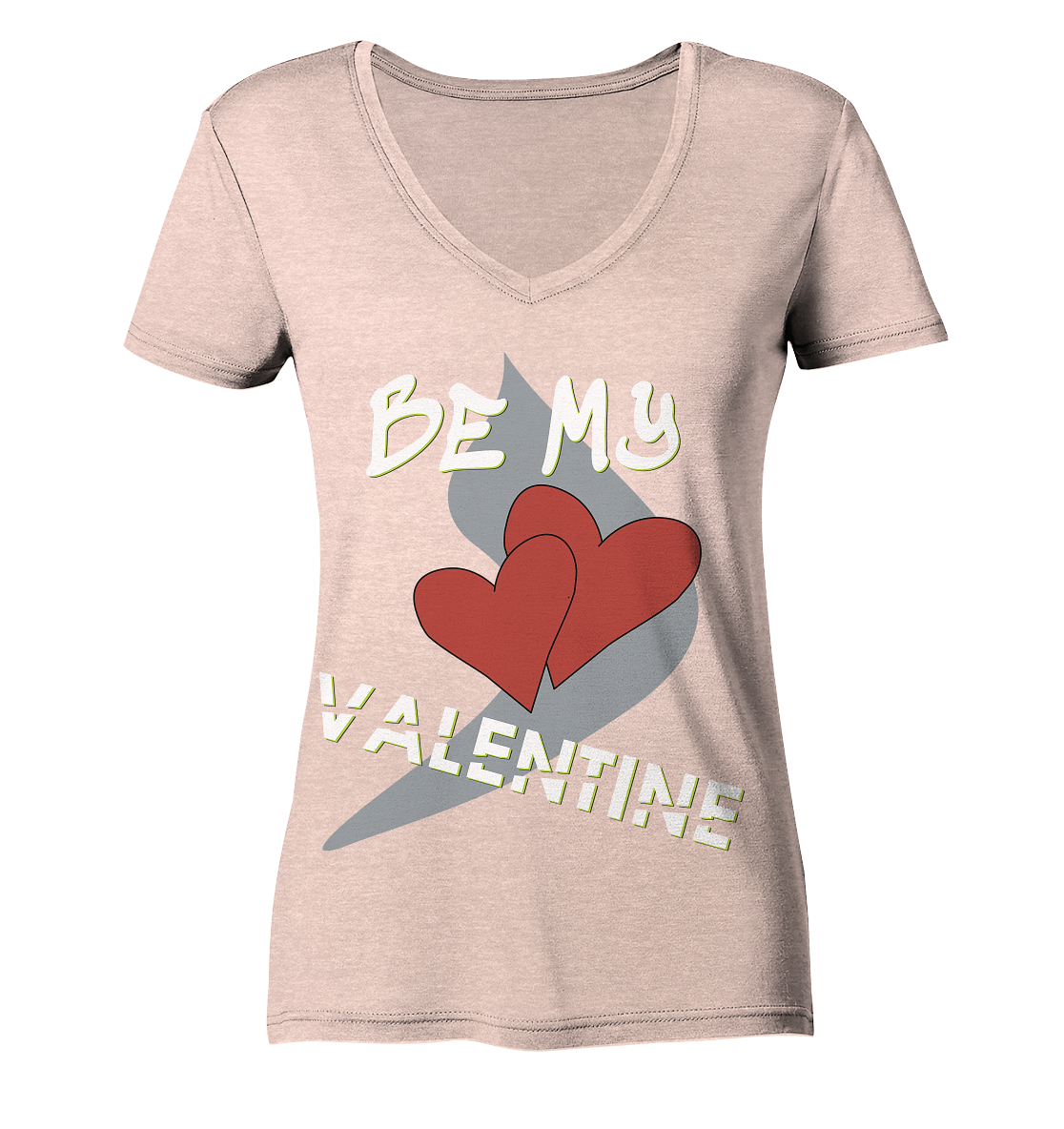 Valentinstag 14. Februar - Damen Organic V-Neck Shirt