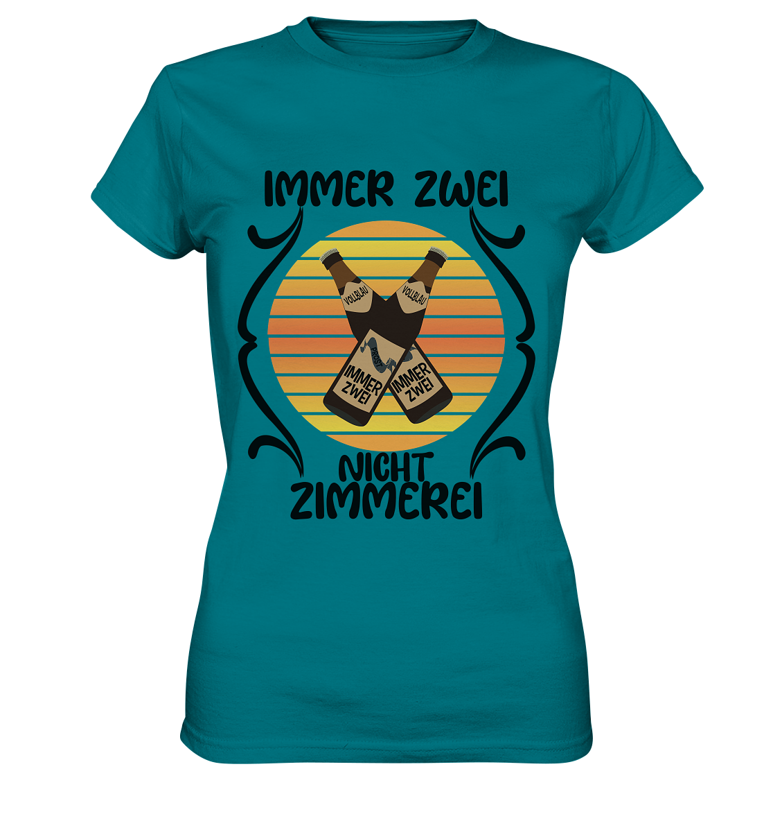 Immer Zwei, Nicht Zimmerei, witziges für den Alltag - Ladies Premium Shirt