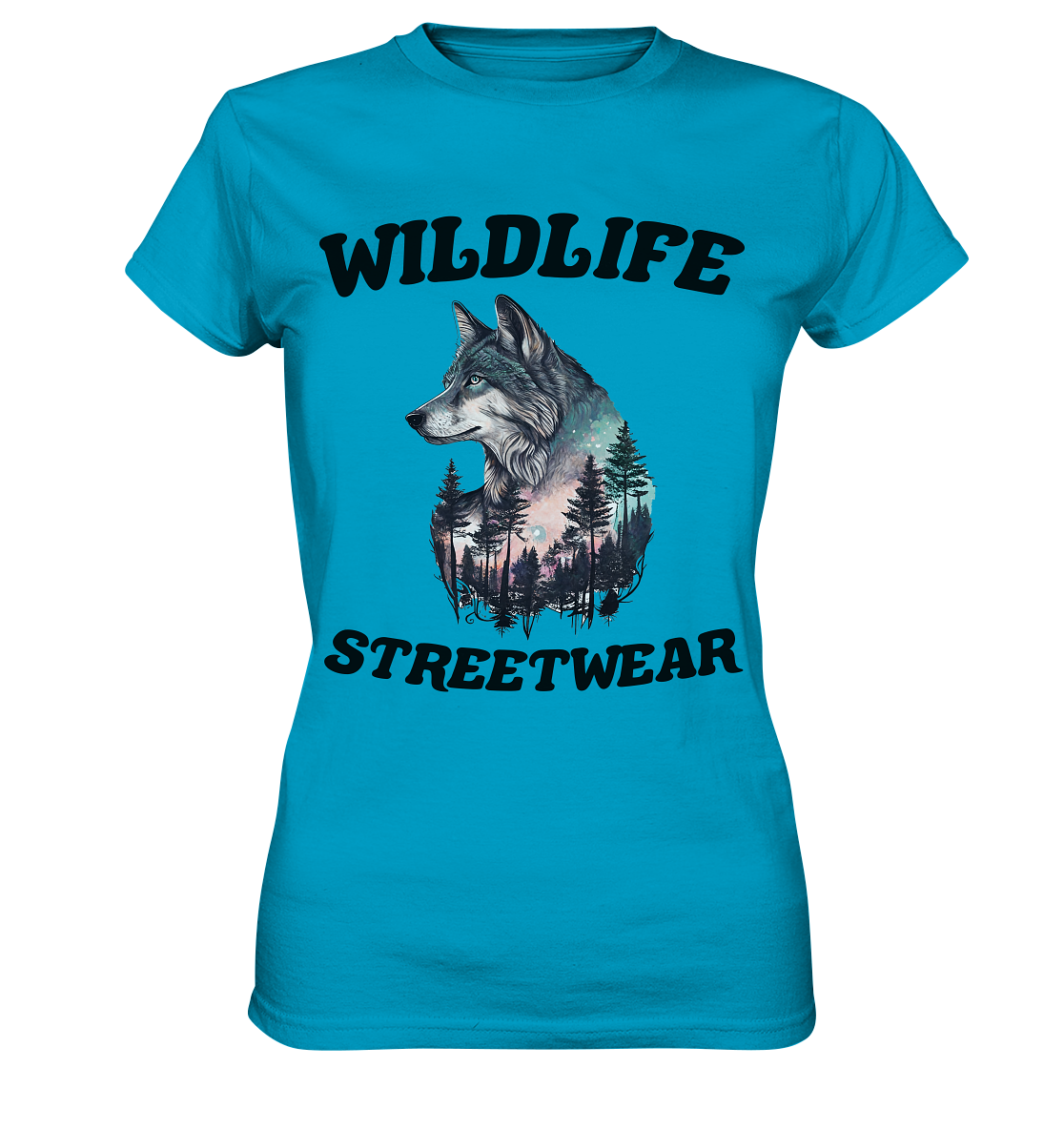 Streetwear Wildlife Design - Ladies Premium Shirt
