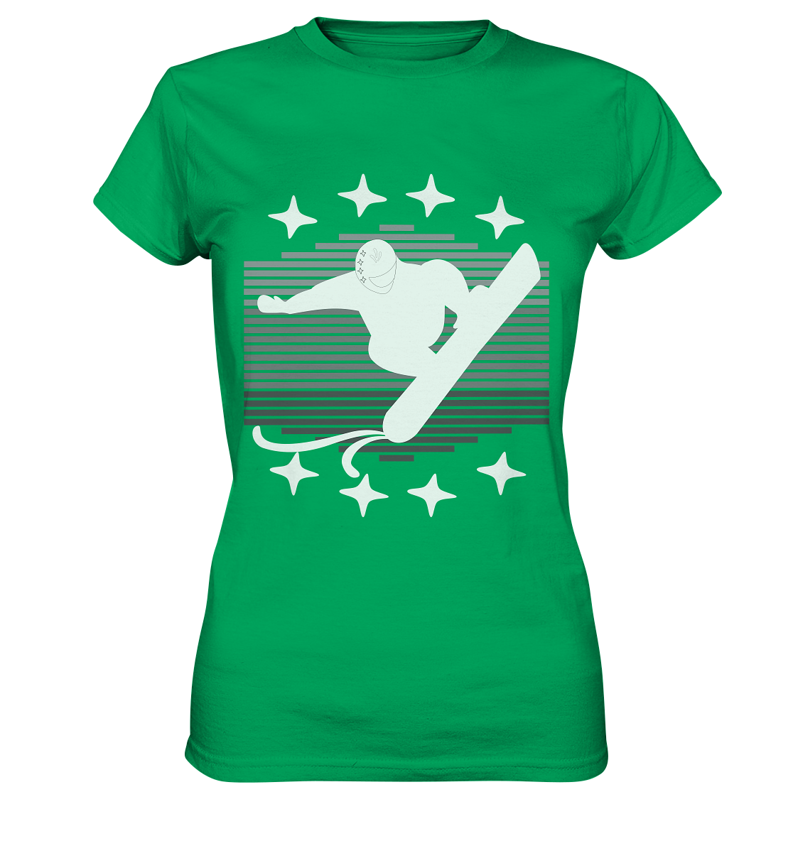 Snowboarder, Apres- Ski, Party danach, Piste - Ladies Premium Shirt