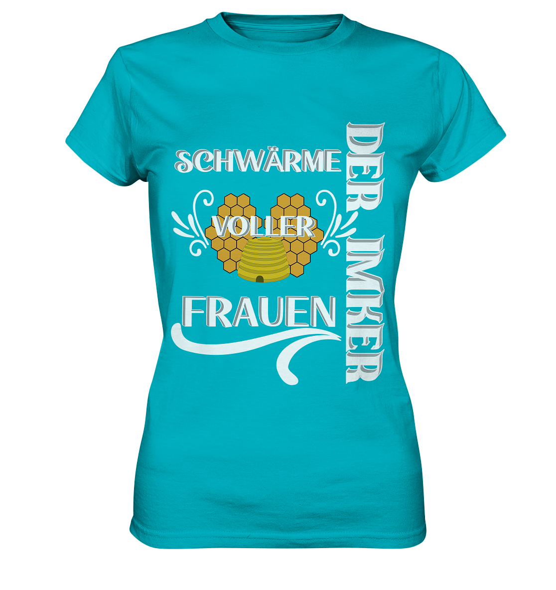 Der Imker, schwärme voller Frauen, Imkerei, Helden, Helles Motiv - Ladies Premium Shirt