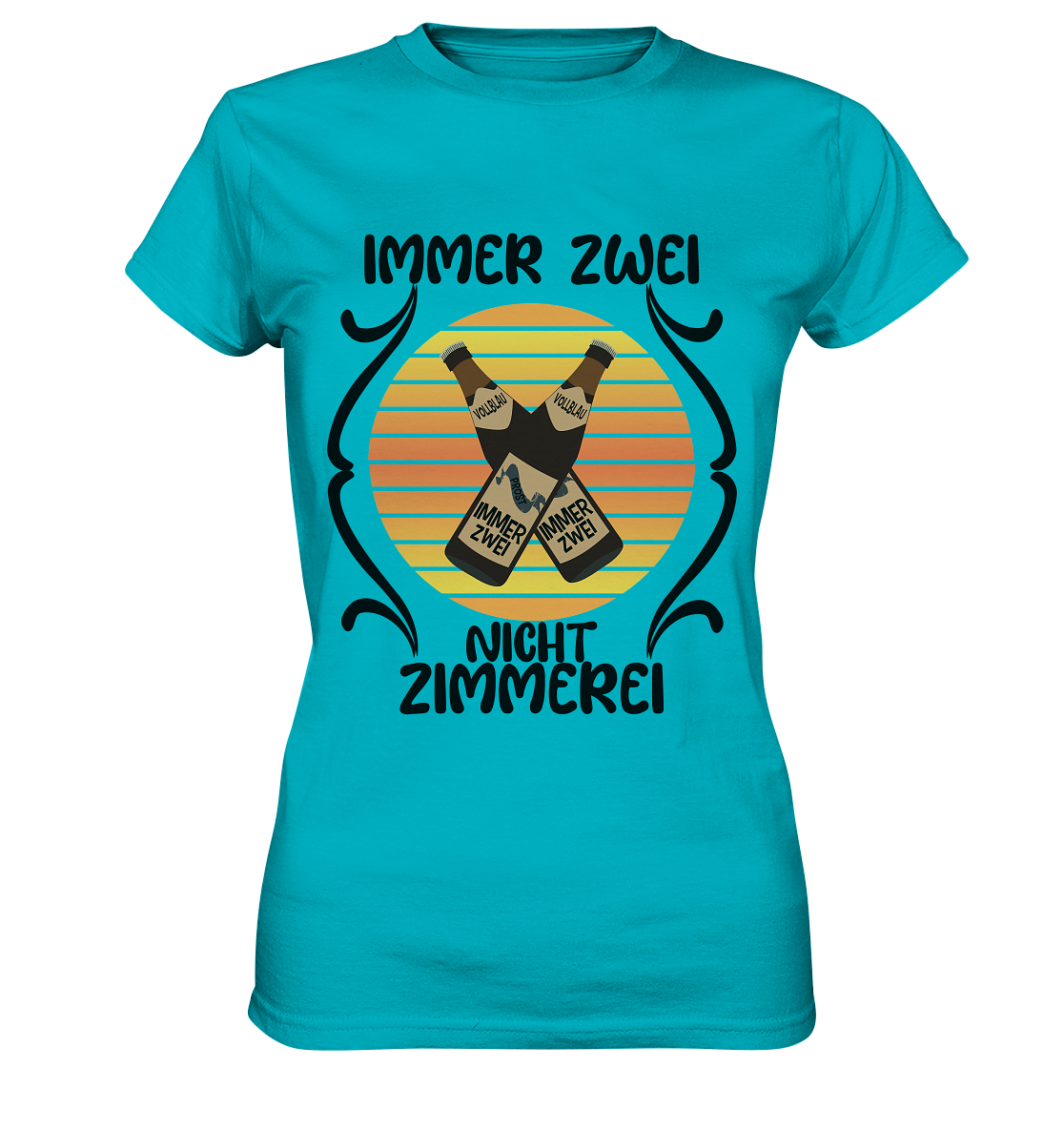 Immer Zwei, Nicht Zimmerei, witziges für den Alltag - Ladies Premium Shirt