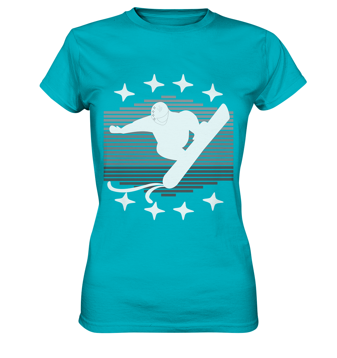 Snowboarder, Apres- Ski, Party danach, Piste - Ladies Premium Shirt
